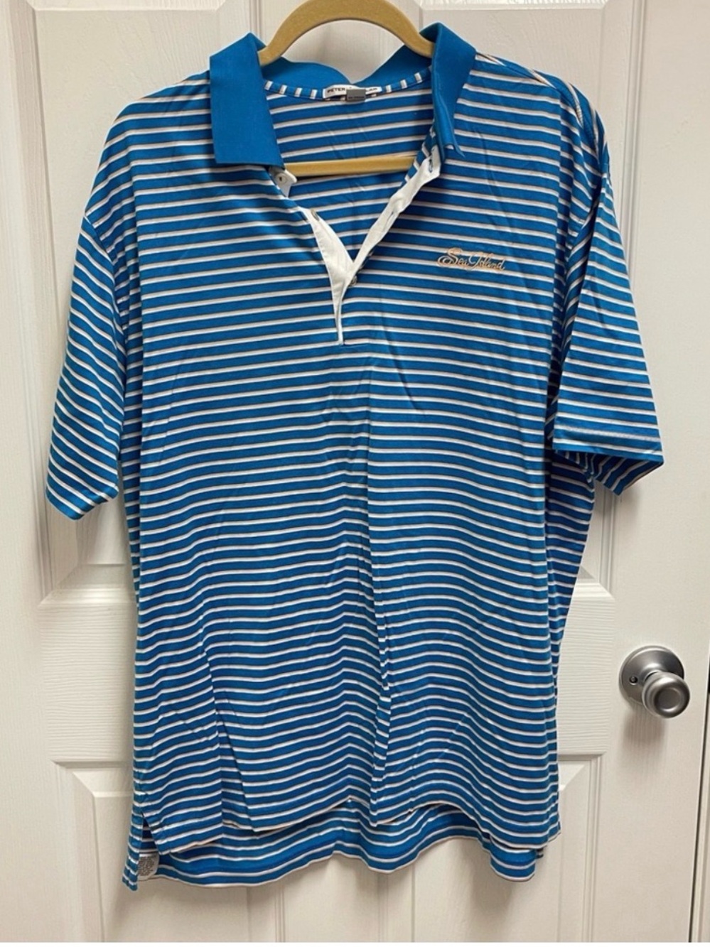 Peter Millar Striped Polo. Sz XL